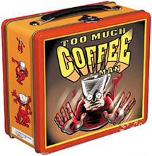 Image: Too Much Coffee Man Lunch Box 