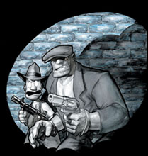 Image: Dwight T. Albatross's The Goon Noir #1