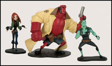 Image: Hellboy Animated 3-Piece PVC Set 