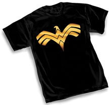 Image: Wonder Woman Metalix Symbol T-Shirt  (L)