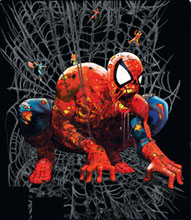 Image: Marvel Zombies: Corroded Spidey Black T-Shirt  (L)
