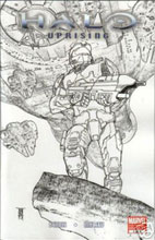 Image: Halo #1 (2nd Printing B&W variant)