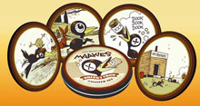 Image: Tony Millionaire's Drinky Crow Coaster Set 