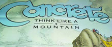 Image: Concrete: Think Like a Mountain Three Sheet Poster 