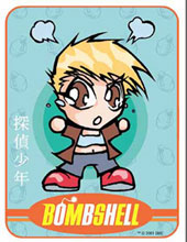 Image: Spyboy Bombshell Sticker #2: Angry Mini Bombshell 