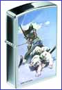 Image: Frazetta Photo Zippo Lighter: Silver Warrior 