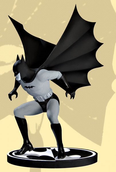 Image: Batman: Black and White Statue - Bob Kane 