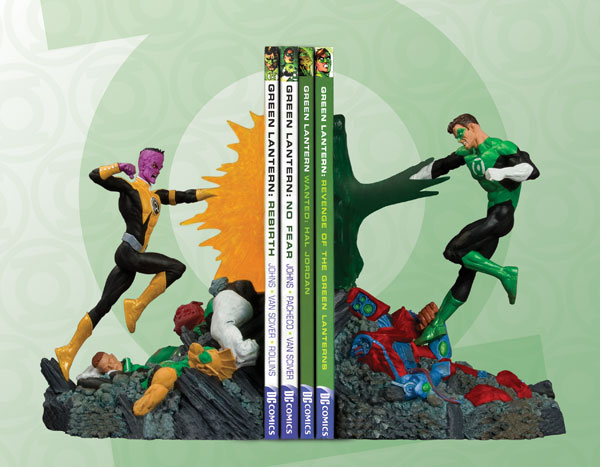 Image: Green Lantern vs. Sinestro Bookends  - 