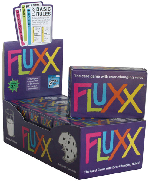 Image: Fluxx Card Game New ed. Display  - Looney Labs