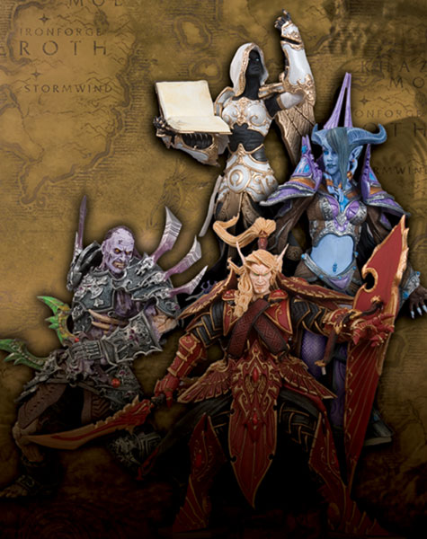 Image: World of Warcraft Series 3 Action Figure Set  (4) - 