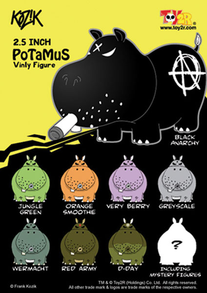 Image: Frank Kozik's Potamus 2-inch Mini Figure Case  (30 figures)