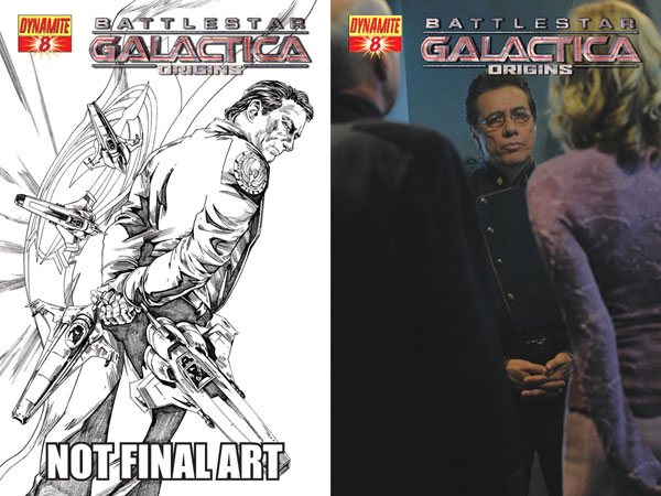 Image: Battlestar Galactica: Origins #8 (Photo Cover) - D. E./Dynamite Entertainment