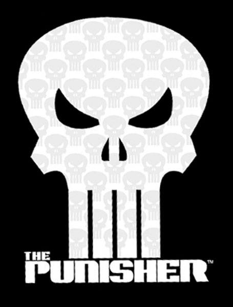 Punisher T-Shirt: 'Crystalized' Logo Youth Black (XL) - Westfield Comics