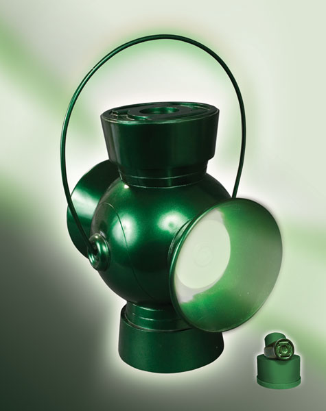 green lantern ring prop. JLA Trophy Room Green Lantern