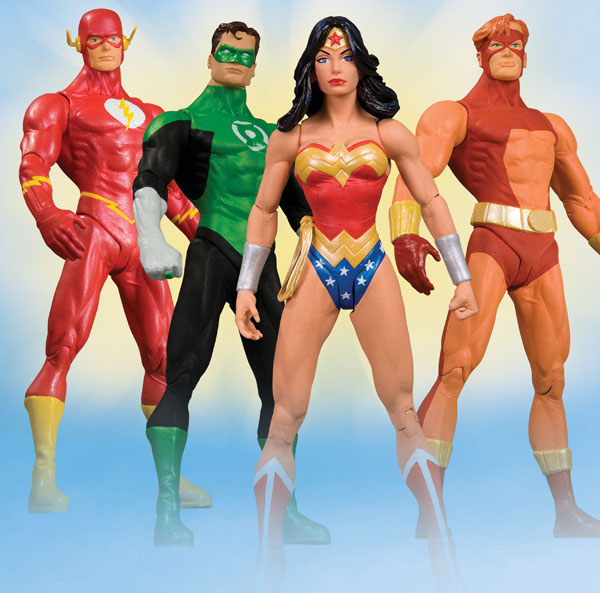 Image: Justice League America Series 3 Action Figure Set  (4)