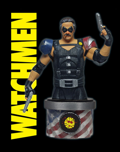 Image: Watchmen Cold-Cast Porcelain Bust: The Comedian 