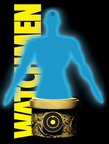 Image: Watchmen Cold-Cast Porcelain Bust: Dr. Manhattan 