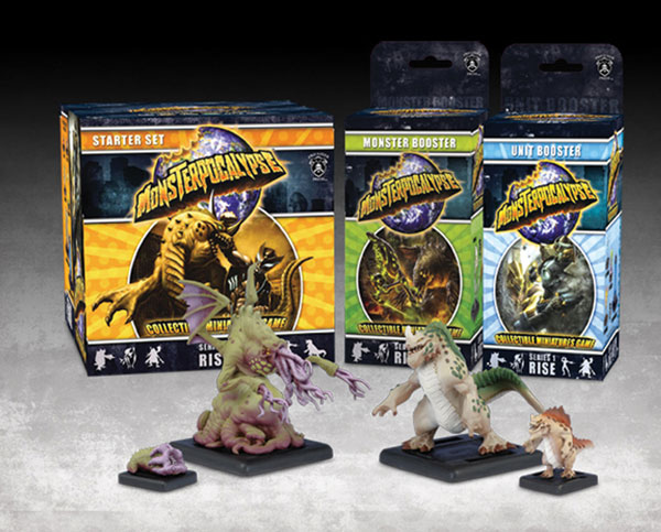 Image: Monsterpocalypse CMG: Rise Unit / Building Booster Box  - Privateer Press