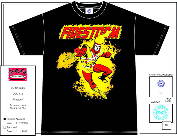 Image: Firestorm Black T-Shirt  (M)