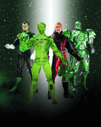 Image: Green Lantern Series 4 Action Figure: Green Lantern Stel 