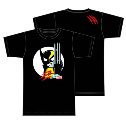 Image: Tokidoki x Marvel: Claw T-Shirt Black  (S)