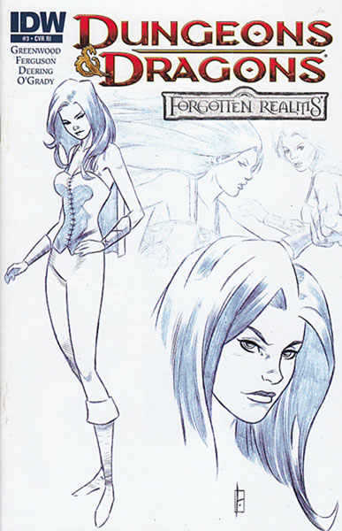 Image: Dungeons & Dragons: Forgotten Realms #3 (10-copy incentive cover) (v10) - IDW Publishing