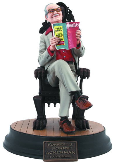 Image: Famous Monsters of Filmland Forrest J Ackerman Statue  - Dark Horse Comics