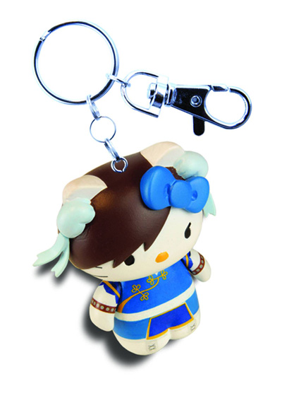 Image: Sanrio X Street Fighter Mobile Keychain Assortment  - 