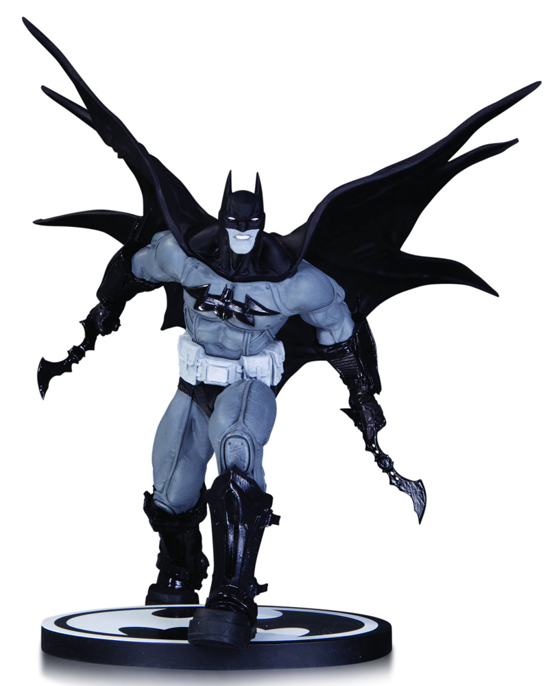 Image: Batman Black & White Statue: Batman by Carlos D'Anda  - DC Comics