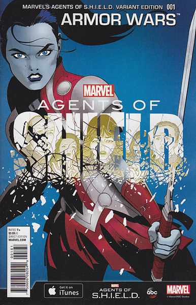 Image: Armor Wars #1 (1:15 incentive Marvel's Agents of S.H.I.E.L.D. - Martin) - Marvel Comics