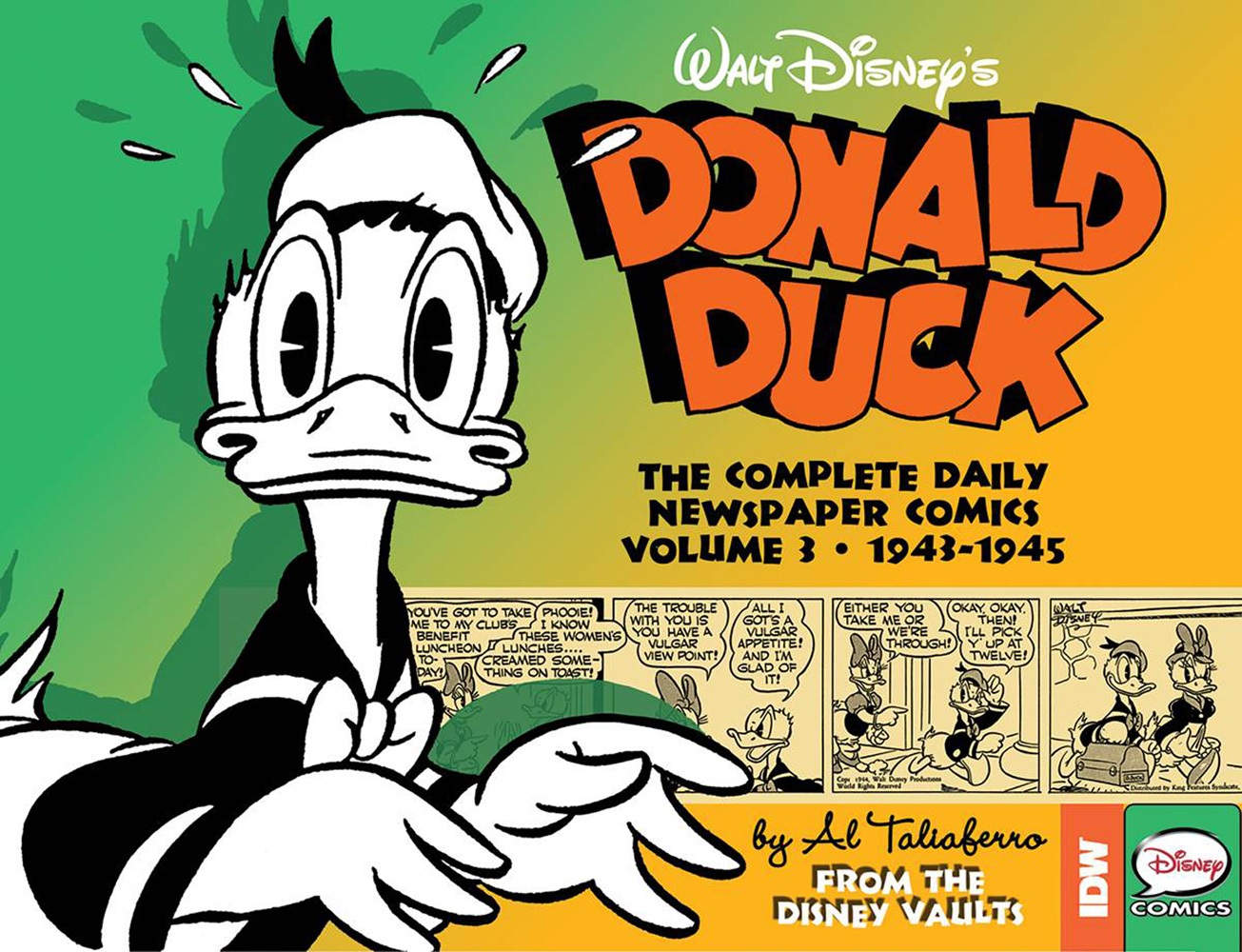 Image: Walt Disney's Donald Duck: The Complete Daily Newspaper Comics Vol. 03  (1943-1945) HC - IDW Publishing