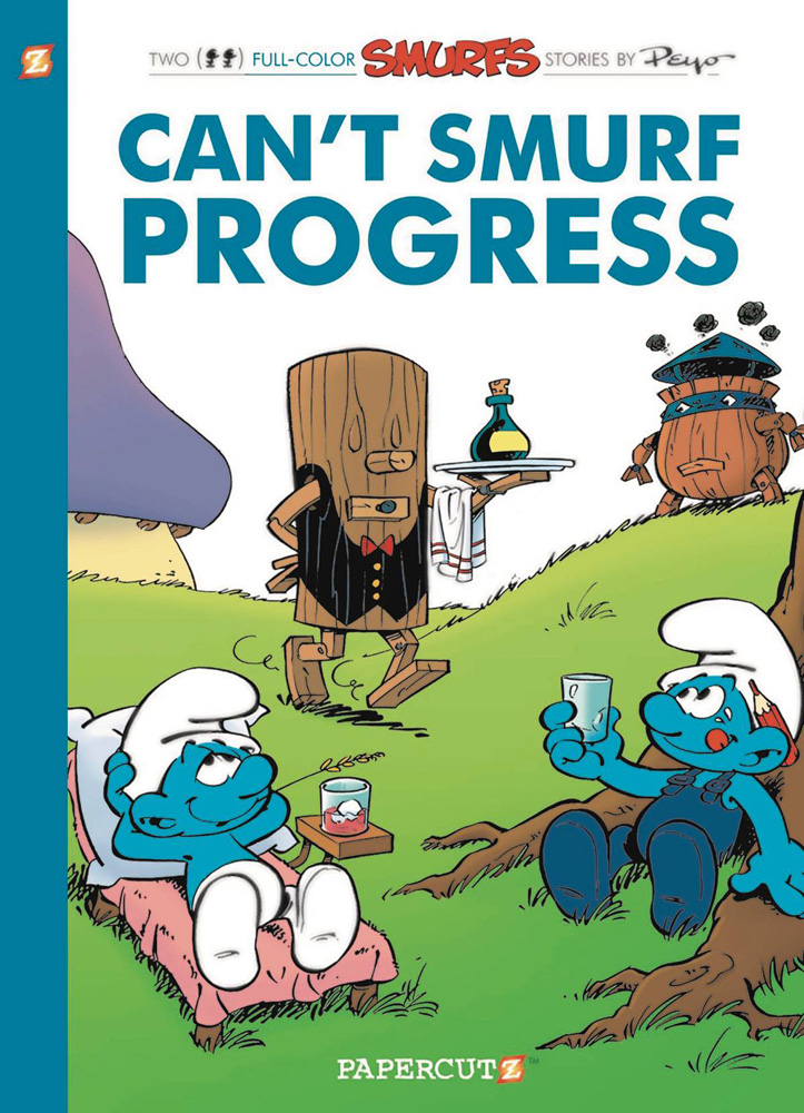 Image: Smurfs Vol. 23: Can't Smurf Progress HC  - Papercutz