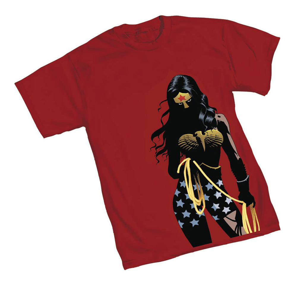 Image: Wonder Woman T-Shirt: Shadows  (L) - Graphitti Designs