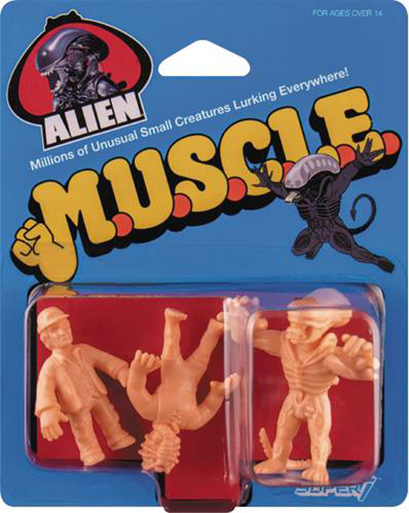 Image: Alien M.U.S.C.L.E. Figures Pack C  - Super 7