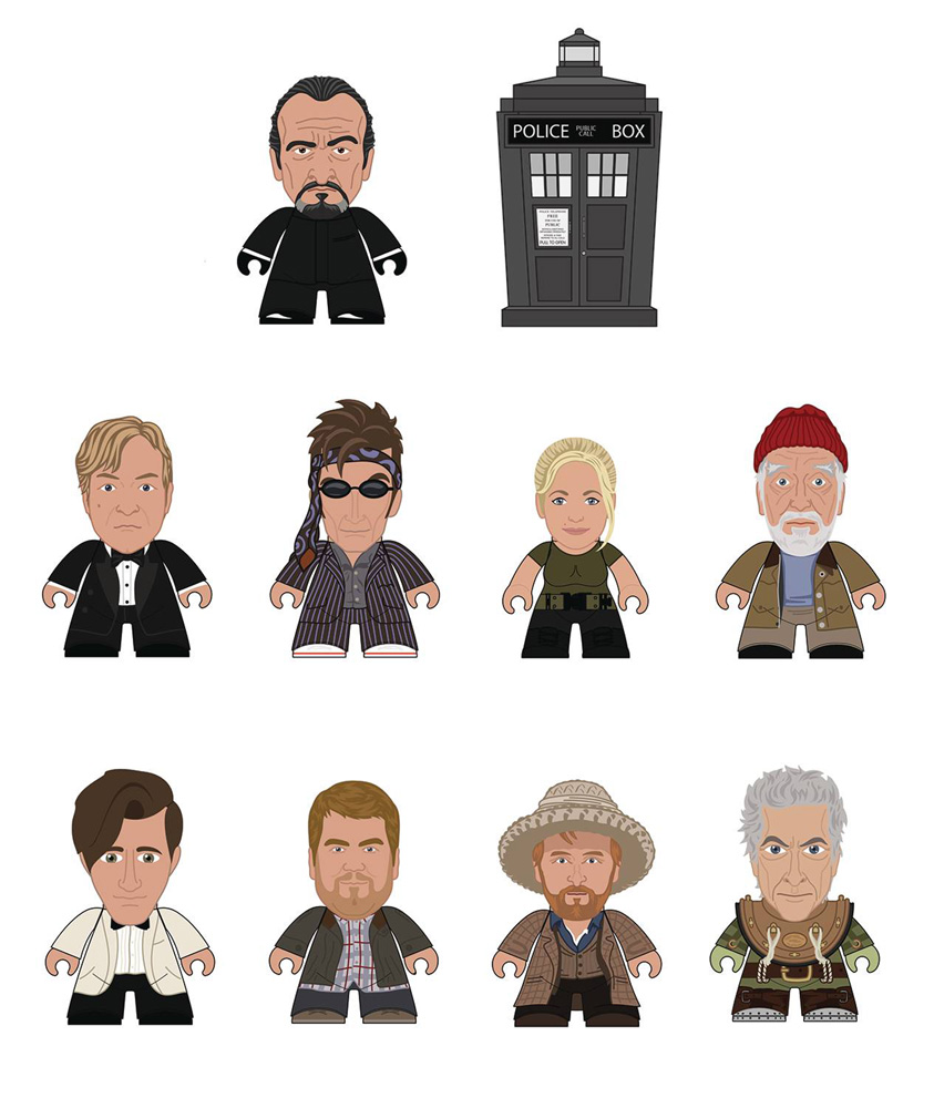 Image: Doctor Who Titans Vinyl Figures Blind Box Display: The Renegade Collection  - Titan Books Uk