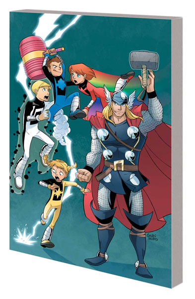 Image: Thor and The Warriors Four Digest SC  - Marvel Comics