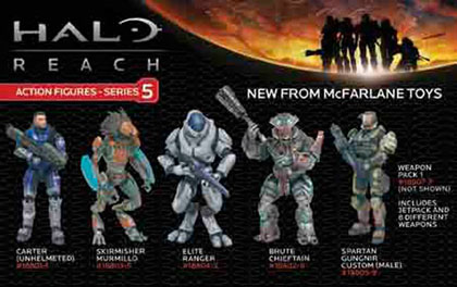 Image: Halo Reach Series 5 Weapon Pack 1 Action Figure Case  - Image Comics