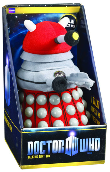 Image: Doctor Who Talking Soft Toy: Red Dalek  - 