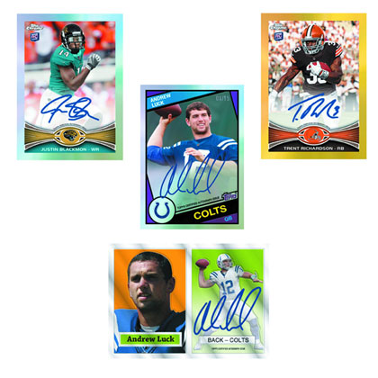Image: Topps 2012 Chrome Football Card Box 