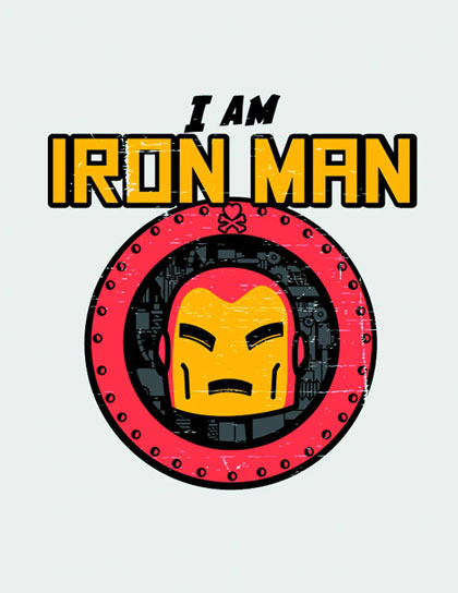 Image: Marvel x Tokidoki: I'm Iron Man T-Shirt  (L)