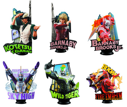 Image: Tiger & Bunny Chess Piece Collector 6-Piece Blind Mystery Box Display Vol. 1 