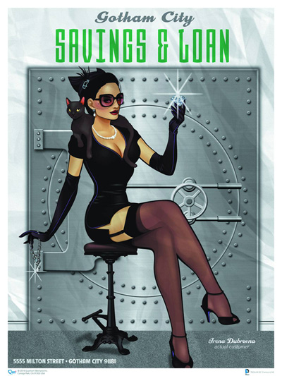 Image: DC Bombshells Art Print: Catwoman  - 