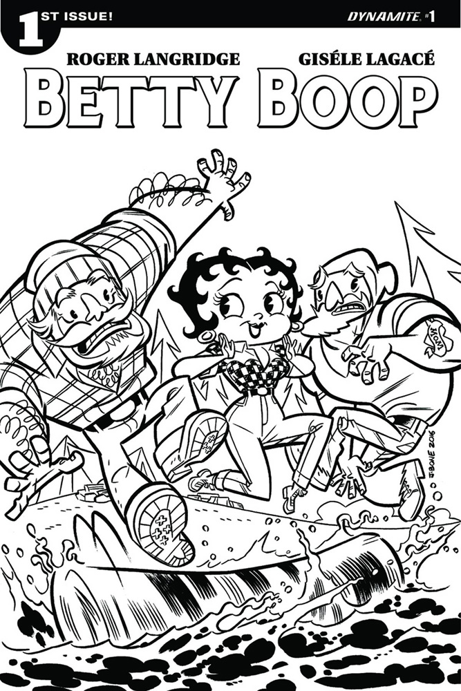 Betty Boop #1 cover by J. Bone