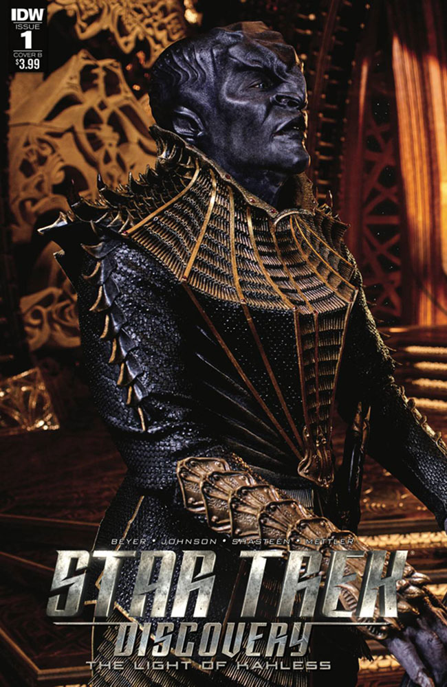 Image: Star Trek: Discovery: The Light of Kahless #1 (cover B - photo)  [2017] - IDW Publishing