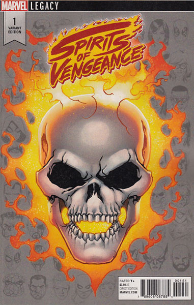 Image: Spirits of Vengeance #1 (Legacy) (variant cover - McKone Legacy Headshot)  [2017] - Marvel Comics