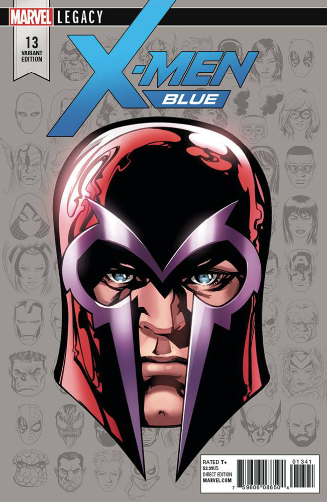 Image: X-Men Blue #13 (McKone Legacy Headshot variant cover - 01341)  [2017] - Marvel Comics