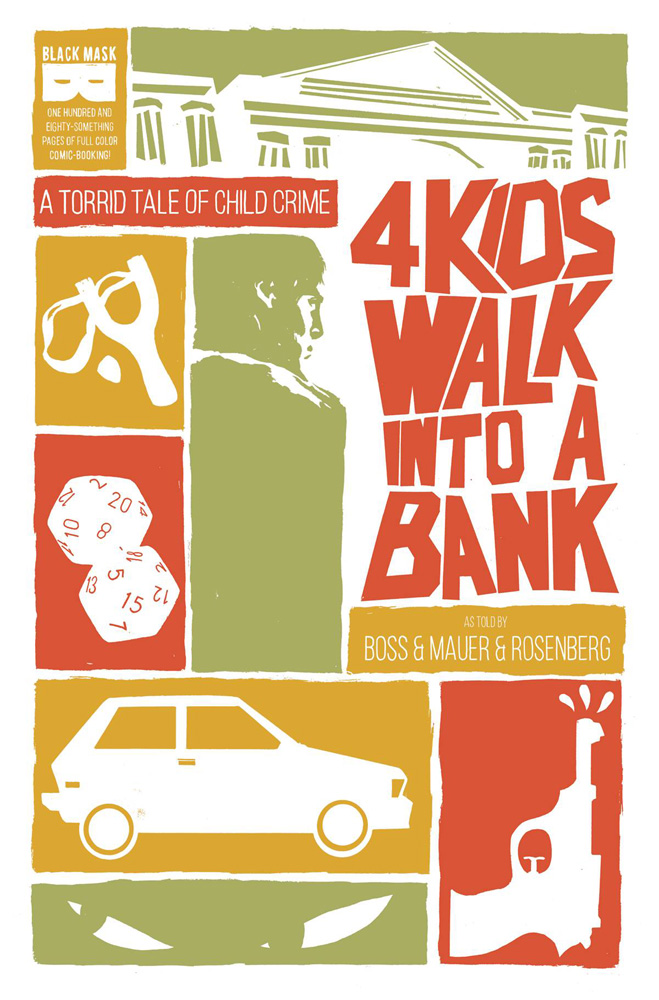 Image: 4 Kids Walk Into a Bank SC  - Black Mask Comics