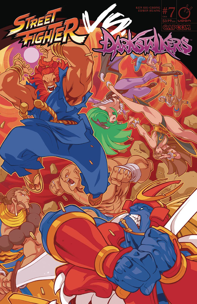 Image: Street Fighter vs. Darkstalkers #7 (cover A - Huang)  [2017] - Udon Entertainment Inc