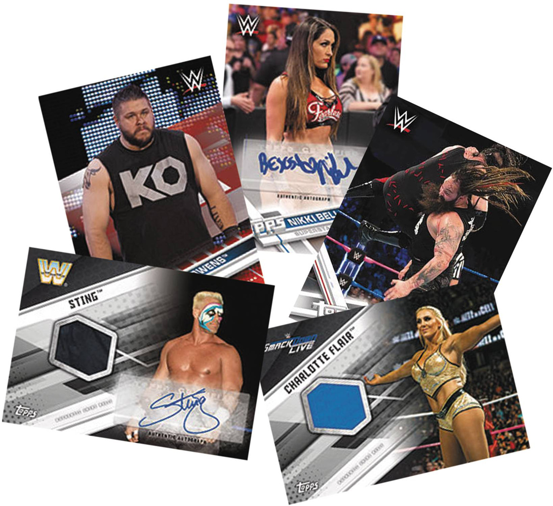 Image: Topps 2017 WWE Then Now Forever Card Box  - Topps Company