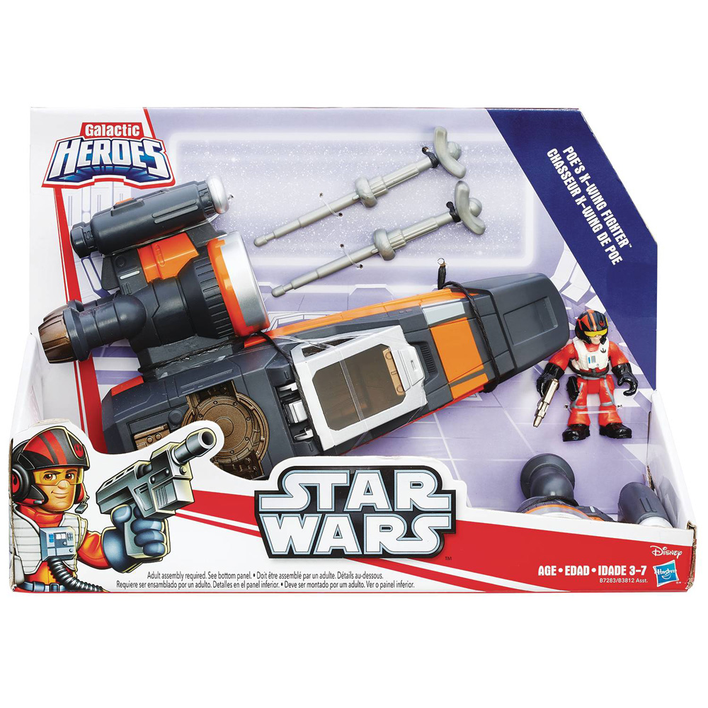 Image: Star Wars: Galactic Heroes Poe Dameron X-Wing Case  - Hasbro Toy Group